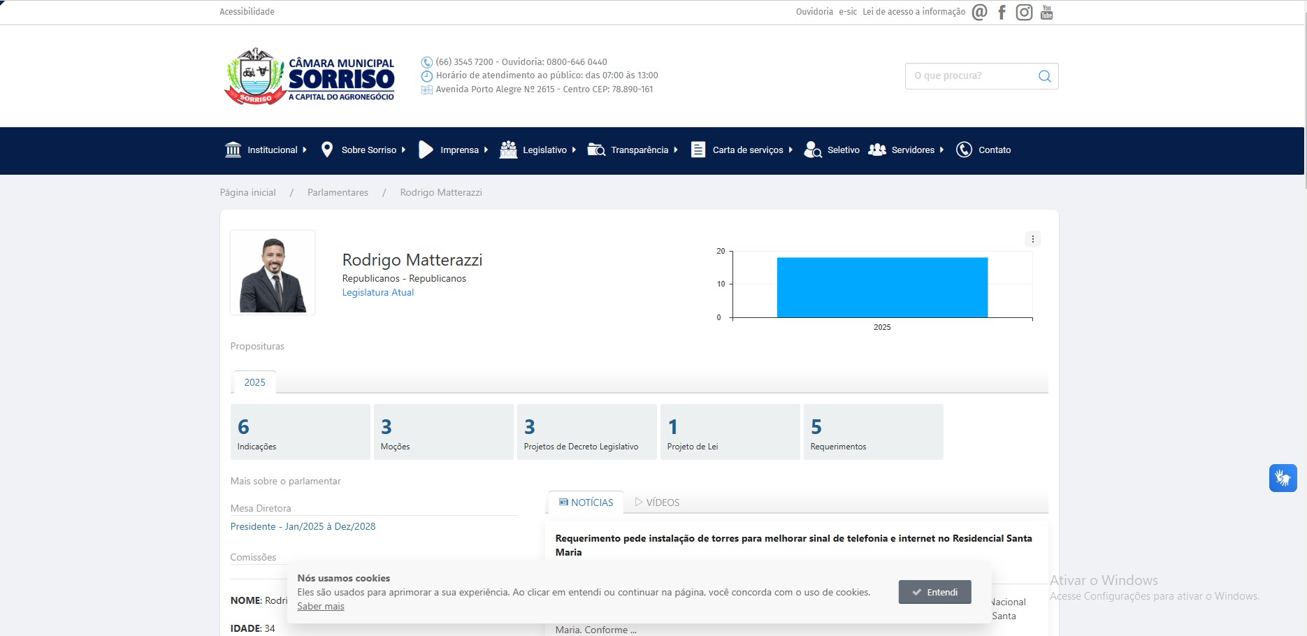 Captura-de-tela-2025-03-05-165558 Sorriso: Silvana Perin já apresentou pelo menos 39 indicações ao executivo contra apenas 06 de Materazzi.