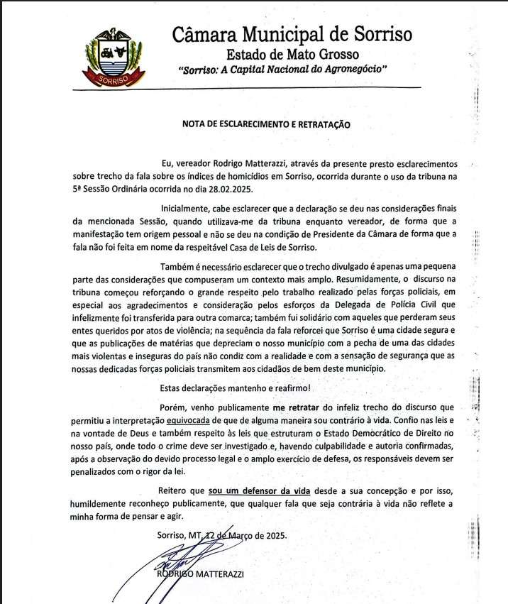 Captura-de-tela-2025-03-21-164845 Sorriso: Rodrigo Materazzi se retrata após fala sobre mortes em sessão ordinária