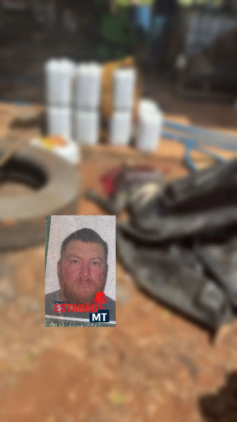 0bb9e36b-07a9-4262-ad90-30fa3080d81b-1 Sorriso: Homem morre após pneu estourar em propriedade rural