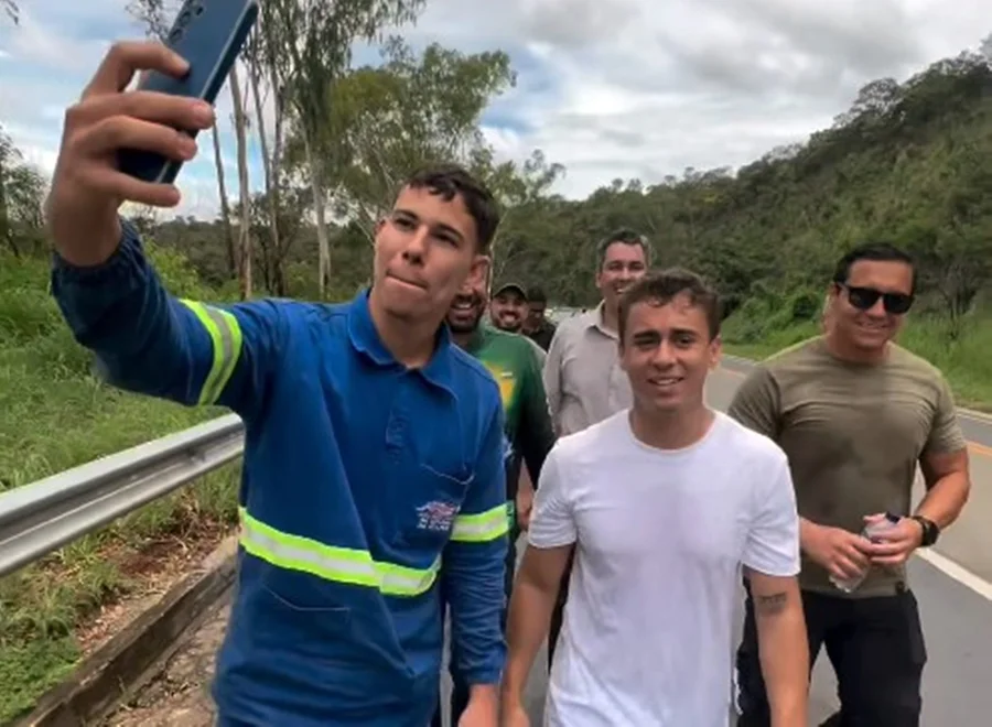 6f9d698a-nikolas1901 Nikolas decide ir a pé de Minas a Brasília para protestar contra prisão de Bolsonaro