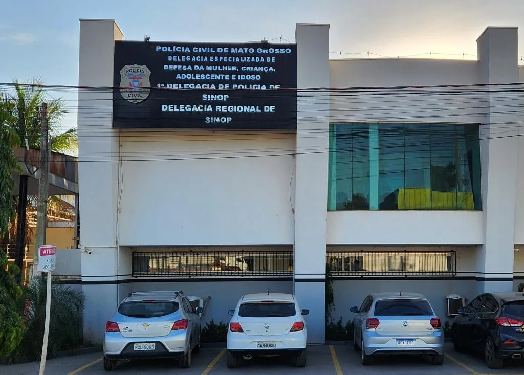 DELEGACIAS-SINOP-3 Padrasto é preso suspeito de estuprar enteada dos 9 aos 13 anos