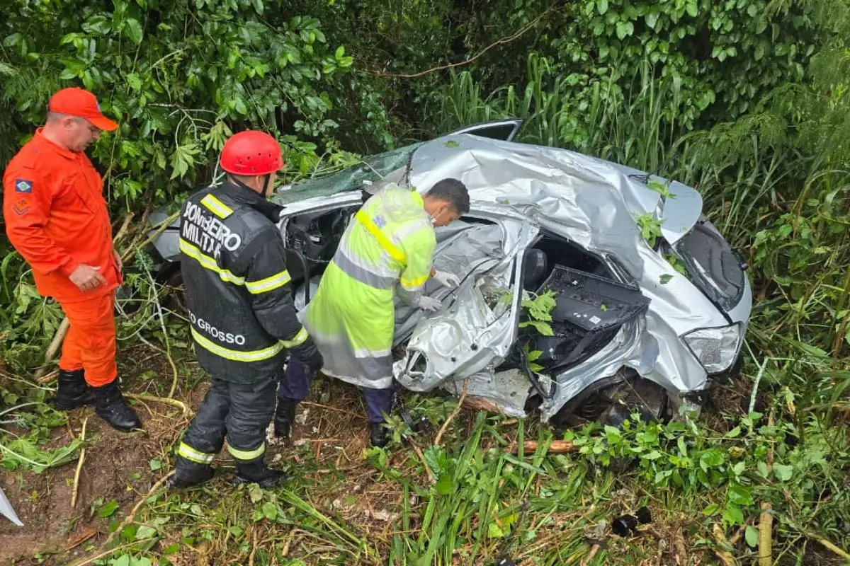 acidente-br-364-1.jpg Recém-casado que morreu em acidente em MT estava a caminho da lua de mel