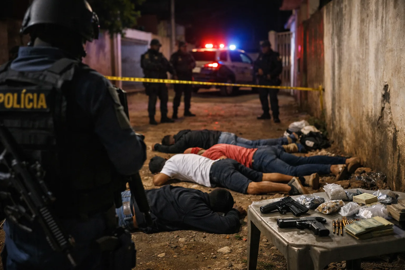 c0449c0f-0532-4d66-abd8-fc81c9cee6cd Confronto com a polícia termina com quatro mortos no bairro Jardim Eldorado, em Rondonópolis