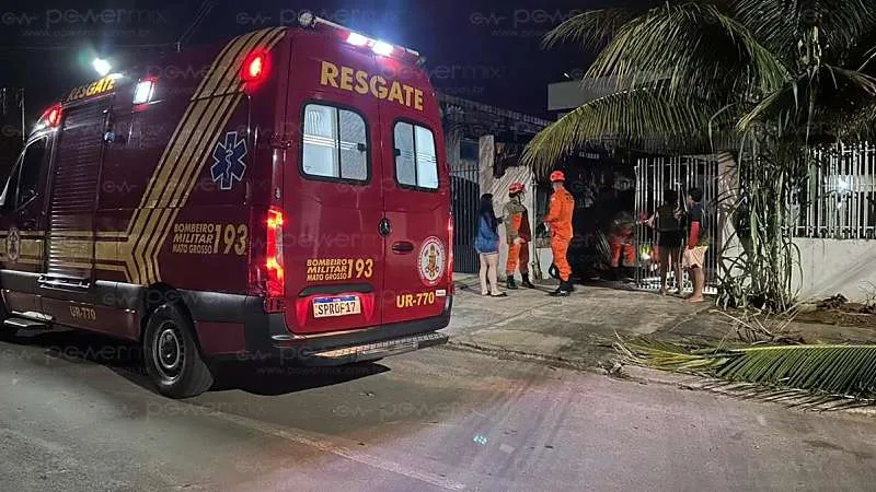454545 Homem é assassinado a facadas em residência no bairro Lírios do Campo 2, em Nova Mutum