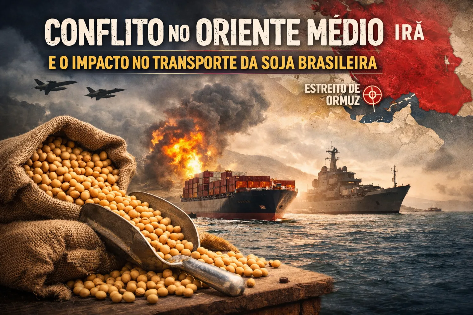 9d1d2448-1190-4a01-ade7-d1945c9dbd48 Conflito no Oriente Médio impacta transporte de soja brasileira por navios