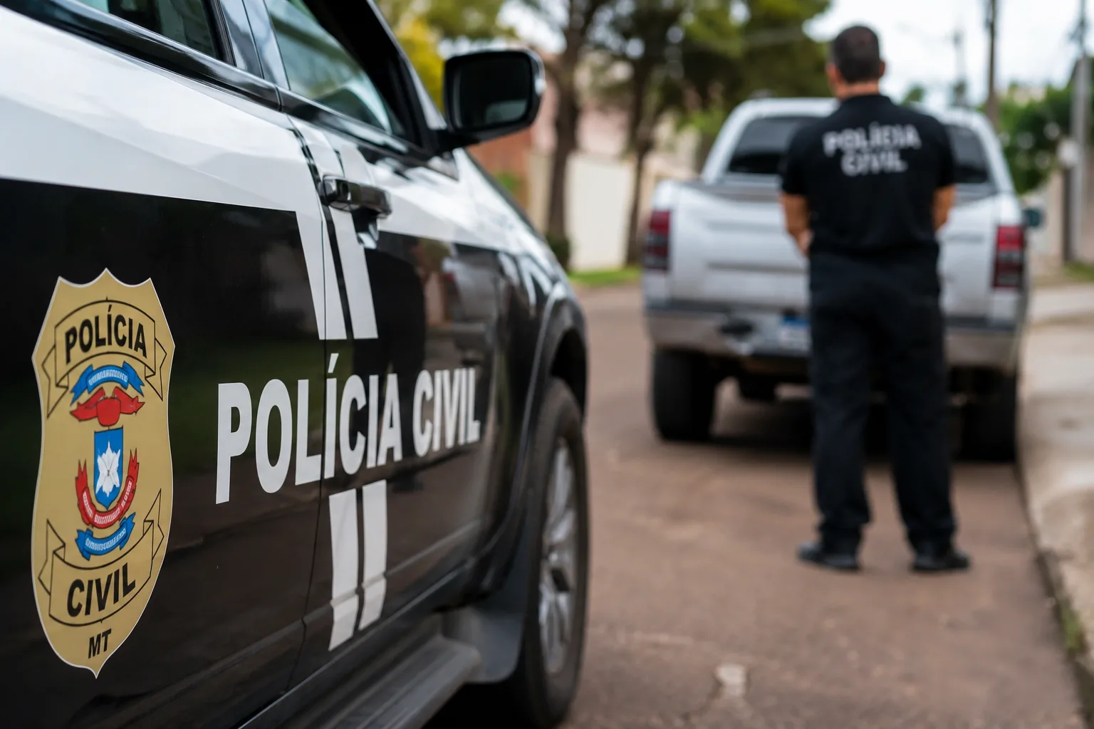8690abd4-520d-4e35-9576-414c9abfe2d1 Briga por obra não concluída termina com retirada de veículo e registro de ocorrência