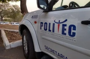 POLITEC-2-300x197 Motociclista de 43 anos morre e mulher fica ferida após colisão frontal com caminhão em estrada vicinal